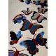 Colorful Butterfly Wool Rug